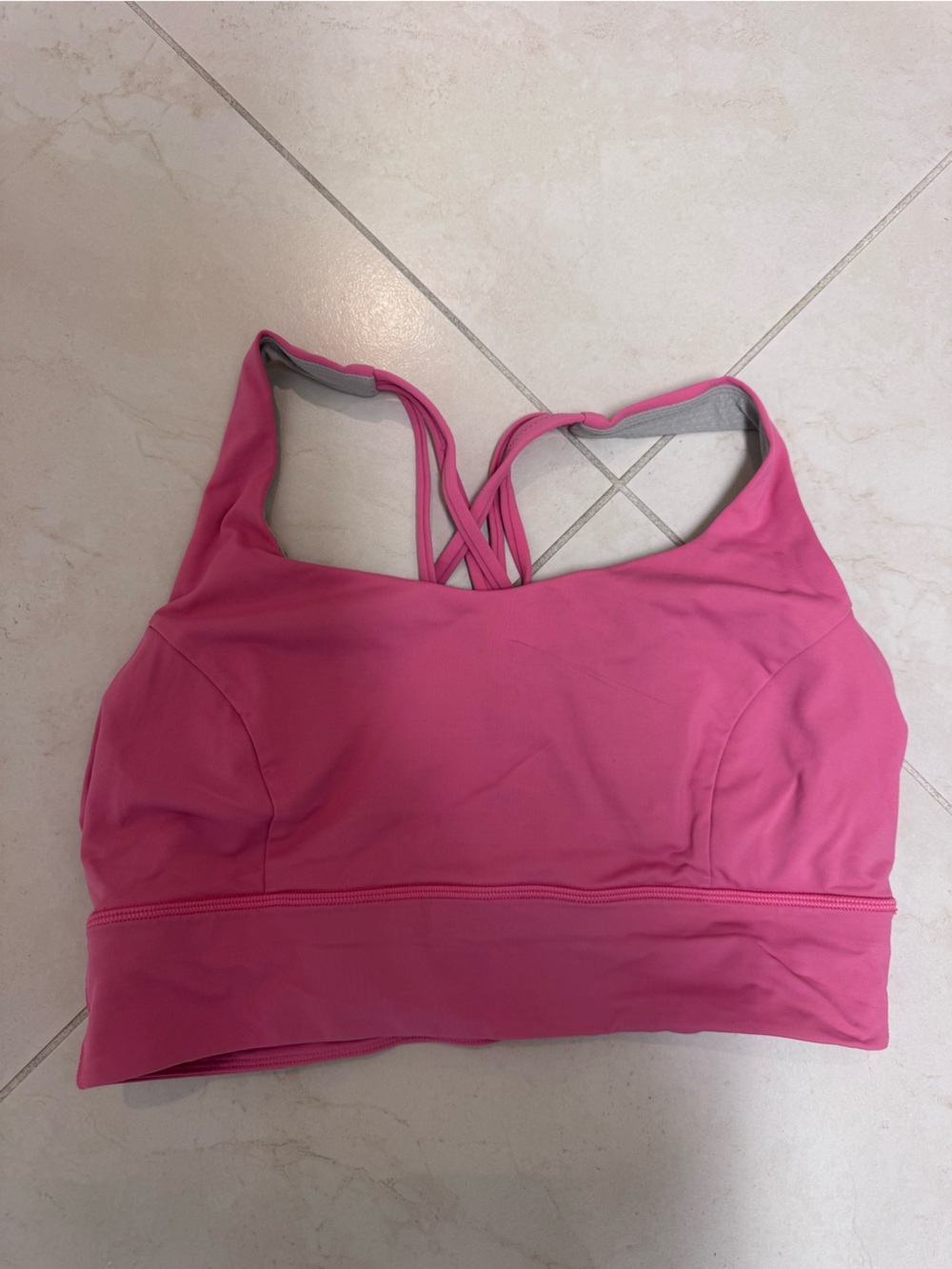 lululemon athletica Pink Strappy Sports Bra